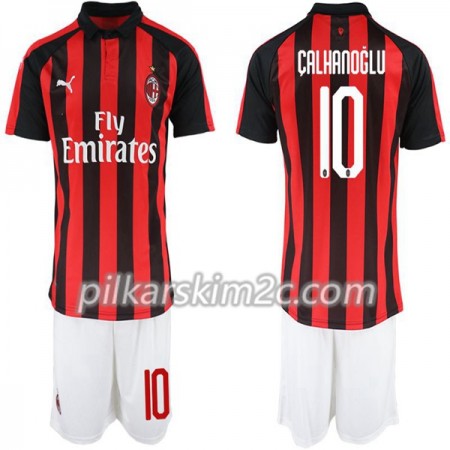 Koszulka AC Milan Hakan Calhanoglu 10 Dziecięca Główna 2018-2019 - Koszulki Piłkarskie